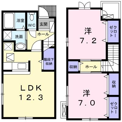 畝田東２丁目貸家 101【管理NO：1-022268701-01010】 ★家具家電は申し込み後に搬入します★の物件画像