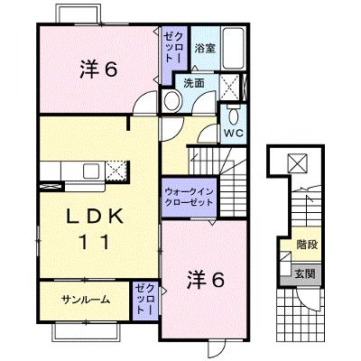 グルンバルト 201【管理NO：1-014282201-02010】 ★家具家電は申し込み後に搬入しますの物件画像