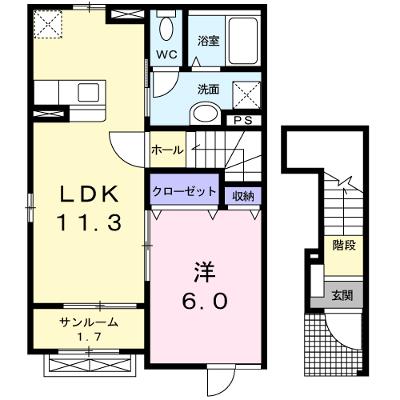 Ｎｕｒｓｅｒｙ 201【管理NO：1-016100401-02010】の物件画像
