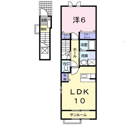 プロムナード・Ｔ 202【管理NO：1-014673601-02020】 2026年07月中旬入居可能の物件画像