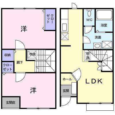 　花梨 102【管理NO：1-010334101-01020】 2026年07月上旬入居可能の物件画像