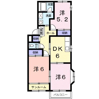 パトリアⅡ 201【管理NO：1-007195401-02010】の物件画像