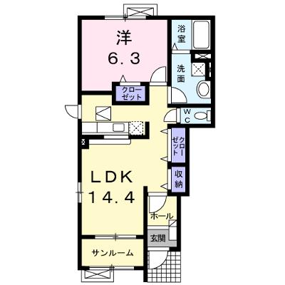 ヴェルデュールⅠ 101【管理NO：1-015209301-01010】 ★家具家電は申し込み後に搬入します 2026年08月上旬入居可能の物件画像