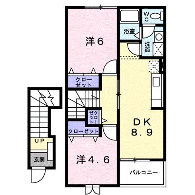 プラードⅡ 202【管理NO：1-011931502-02020】 2026年07月上旬入居可能の物件画像