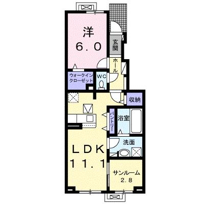マーリエ　Ⅱ 103【管理NO：1-025040102-01030】 ★家具家電は申し込み後に搬入します 2026年09月中旬入居可能の物件画像