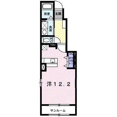 エクセラン 102【管理NO：1-015522901-01020】 ★家具家電は申し込み後に搬入しますの物件画像