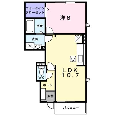 フリッシュⅠ 102【管理NO：1-013381401-01020】 2026年07月上旬入居可能の物件画像