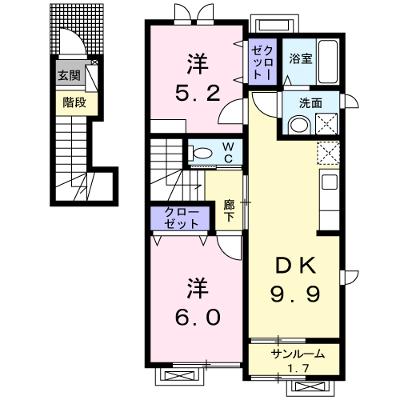 アロマ・ハウス 201【管理NO：1-022430901-02010】 ★家具家電は申し込み後に搬入します★ ★2026年11月上旬入居可能★の物件画像