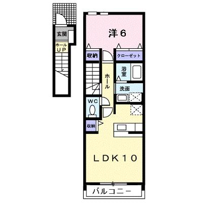 グラース　メゾン　Ⅰ 202【管理NO：1-015053601-02020】 ★家具家電は申し込み後に搬入しますの物件画像