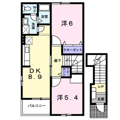 ウィングコート　Ｂ 201【管理NO：1-012294302-02010】 ★家具家電は申し込み後に搬入します 2026年07月下旬入居可能の物件画像