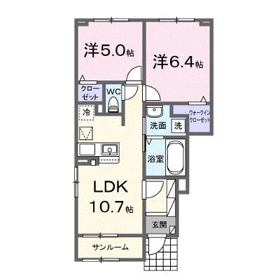ステイズ　河合 101【管理NO：1-028698001-01010】 ★家具家電は申し込み後に搬入します★ ★2026年10月上旬入居可能★の物件画像