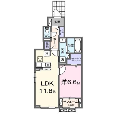 琴福 103【管理NO：1-027137401-01030】 ★家具家電は申し込み後に搬入しますの物件画像