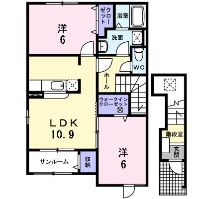 ファミール　ハウスⅤ　Ｂ 201【管理NO：1-014093102-02010】 ★家具家電は申し込み後に搬入しますの物件画像