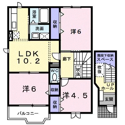 エクセルⅠ 201【管理NO：1-007770401-02010】 ★家具家電は申し込み後に搬入しますの物件画像