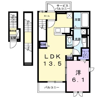 Ａ－１（エーワン） 302【管理NO：1-028332501-03020】 ★家具家電は申し込み後に搬入しますの物件画像