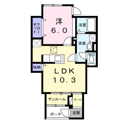 Ａ－１（エーワン） 101【管理NO：1-028332501-01010】 ★家具家電は申し込み後に搬入します★の物件画像