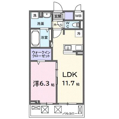 ブランノワレ 202【管理NO：1-028262701-02020】 ★家具家電は申し込み後に搬入しますの物件画像