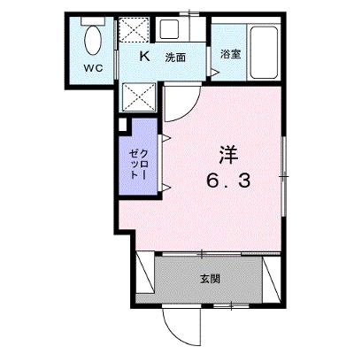 サンダーソニア 103【管理NO：1-028100201-01030】 ★家具家電は申し込み後に搬入します 2026年09月上旬入居可能の物件画像