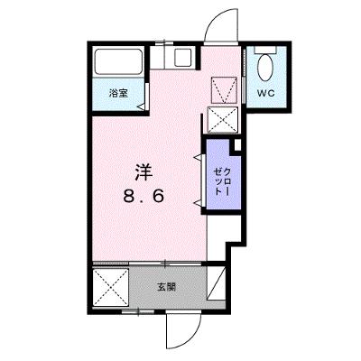 サンダーソニア 102【管理NO：1-028100201-01020】 ★家具家電は申し込み後に搬入します 2026年09月上旬入居可能の物件画像