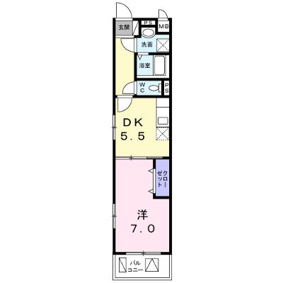 ＧＲＥＥＮ　ＧＲＯＶＥ 303【管理NO：1-024943701-03030】 ★家具家電は申し込み後に搬入しますの物件画像