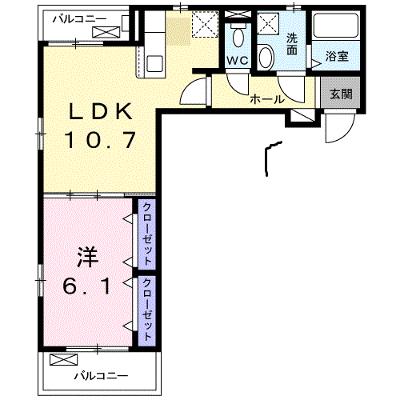 ＫＵＲＵＲＩ 302【管理NO：1-025815601-03020】 2026年07月中旬入居可能の物件画像