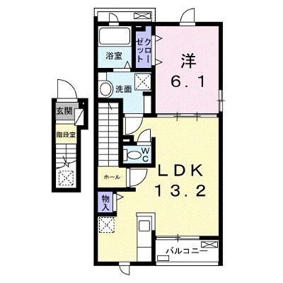 カーサ西武 201【管理NO：1-028362301-02010】 ★家具家電は申し込み後に搬入しますの物件画像