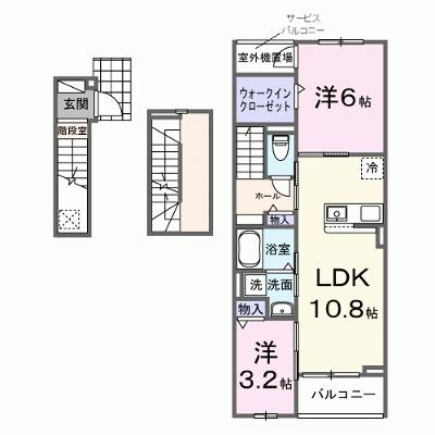 ヒカルサ西東京向台イースト 302【管理NO：1-028327801-03020】 ★家具家電は申し込み後に搬入しますの物件画像