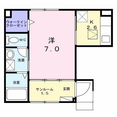 シティーライトⅠ 102【管理NO：1-028713601-01020】 2026年12月下旬入居可能の物件画像