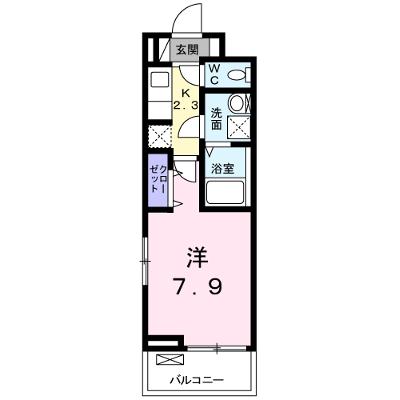 サラスバティⅡ 205【管理NO：1-021734501-02050】 ★家具家電は申し込み後に搬入します 2026年08月中旬入居可能の物件画像