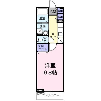 メゾン・カルム 202【管理NO：1-014683601-02020】 ★家具家電は申し込み後に搬入します 2026年07月下旬入居可能の物件画像