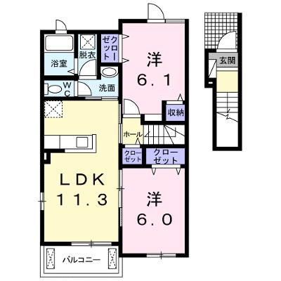 Ｓｃｈｏｎ　Ｂｌｕｍｅ 205【管理NO：1-020031201-02050】 ★家具家電は申し込み後に搬入します 2026年08月上旬入居可能の物件画像