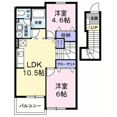 グラウクスⅡ 204【管理NO：1-009847502-02040】 ★家具家電は申し込み後に搬入します 2026年09月中旬入居可能の物件画像