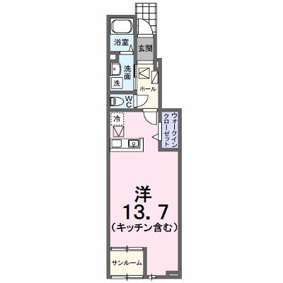 オイコス　ミューⅡ 102【管理NO：1-027858802-01020】の物件画像