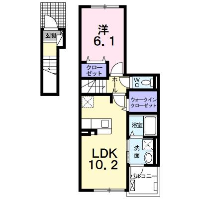 チェリーブロッサム 203【管理NO：1-027378701-02030】 2026年08月中旬入居可能の物件画像