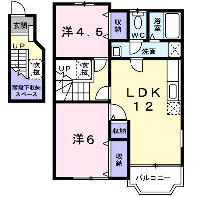 シンシアＡ 201【管理NO：1-012250301-02010】の物件画像