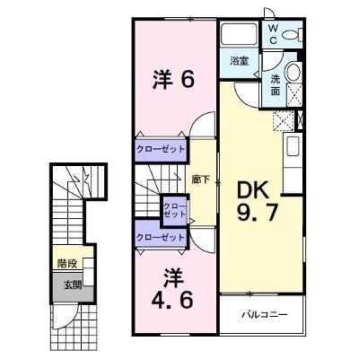 ツインフィオーレＢ 203【管理NO：1-011775802-02030】 2026年08月上旬入居可能の物件画像