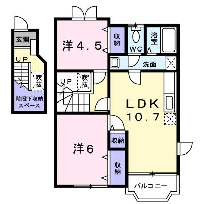 ツインズＵ・Ｂ 201【管理NO：1-011727402-02010】 ★家具家電は申し込み後に搬入します 2026年07月中旬入居可能の物件画像
