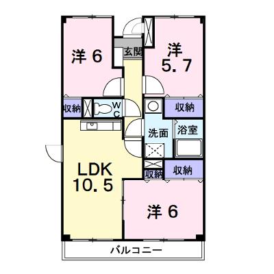 エクセルＢ＆Ｆ 204【管理NO：1-009509501-02040】 ★家具家電は申し込み後に搬入しますの物件画像