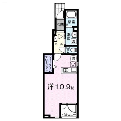 コンフォールＢ 101【管理NO：1-028675401-01010】 2026年10月上旬入居可能の物件画像