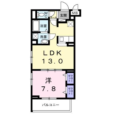 Ｌｅｓ　ａｉｌｅｓ‐レゼル‐ 303【管理NO：1-027247901-03030】 ★家具家電は申し込み後に搬入します 2026年07月下旬入居可能の物件画像
