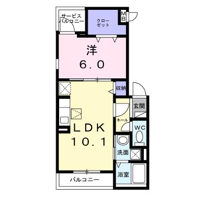 カサ・ベル 102【管理NO：1-028254901-01020】の物件画像