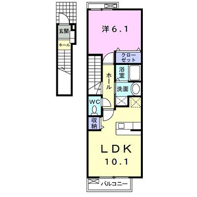 ランバ－荒井ⅩⅠ 204【管理NO：1-014958201-02040】 ★家具家電は申し込み後に搬入します 2026年07月下旬入居可能の物件画像