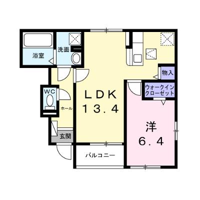 ハウス　フェリーチェ　Ⅰ 102【管理NO：1-028104101-01020】 ★家具家電は申し込み後に搬入します 2026年07月中旬入居可能の物件画像