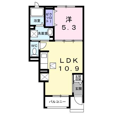 ラ・ポーズ 102【管理NO：1-027730701-01020】 ★家具家電は申し込み後に搬入します★ ★2026年08月上旬入居可能★の物件画像
