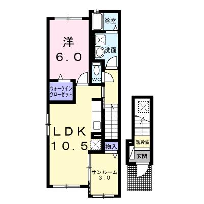 ブルーシャトー 201【管理NO：1-027187001-02010】 ★家具家電は申し込み後に搬入します 2026年07月中旬入居可能の物件画像