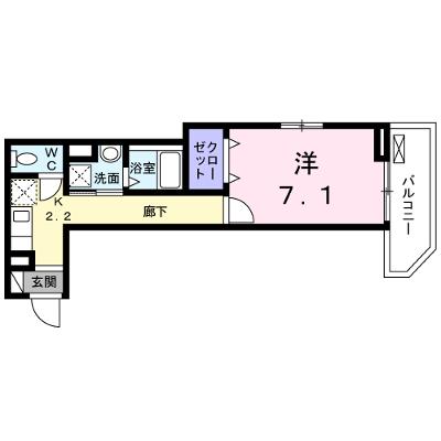 ラピス　ウィークス 201【管理NO：1-024673301-02010】 ★家具家電は申し込み後に搬入しますの物件画像