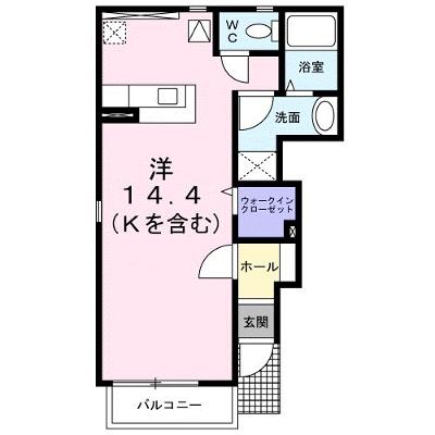 ピュアⅡ 101【管理NO：1-014342101-01010】 ★家具家電は申し込み後に搬入します 2026年08月中旬入居可能の物件画像