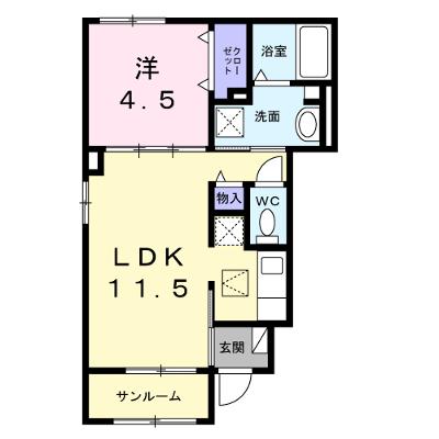 メゾン　ヒヨリ 101【管理NO：1-028380001-01010】 ★家具家電は申し込み後に搬入します 2026年09月下旬入居可能の物件画像