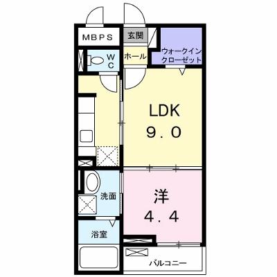 メゾンド・カノン 103【管理NO：1-018574801-01030】 ★家具家電は申し込み後に搬入します 2026年07月上旬入居可能の物件画像