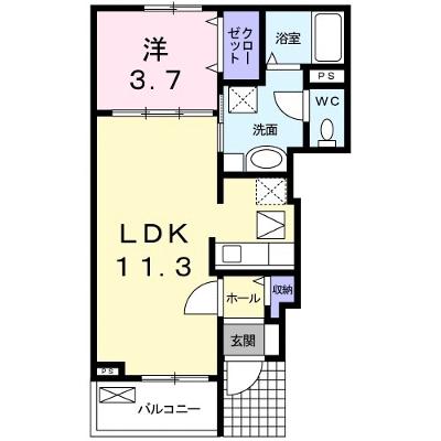 ルボア　Ⅱ 102【管理NO：1-016389501-01020】 ★家具家電は申し込み後に搬入します 2026年08月上旬入居可能の物件画像